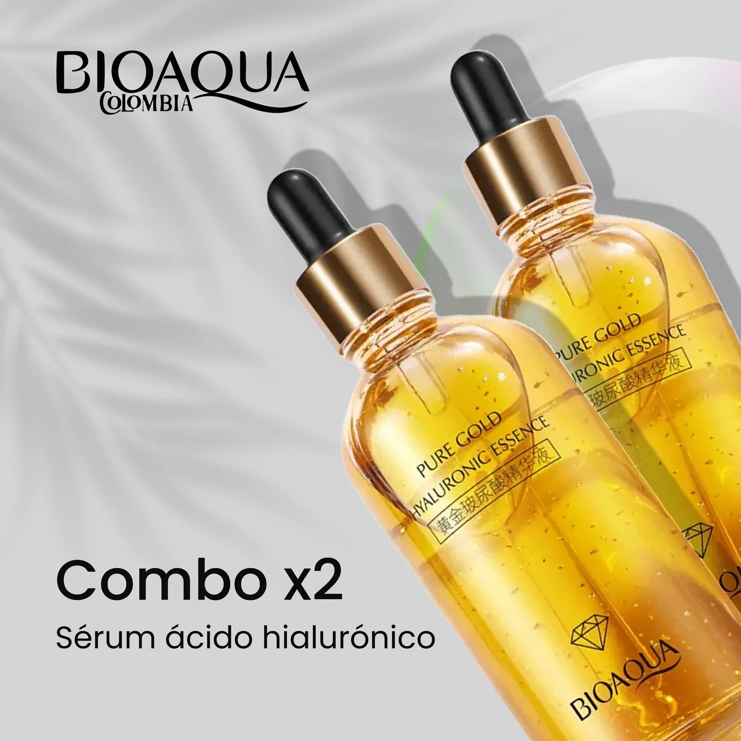 SERUM 24K GOLD ORO BIOAQUA x2
