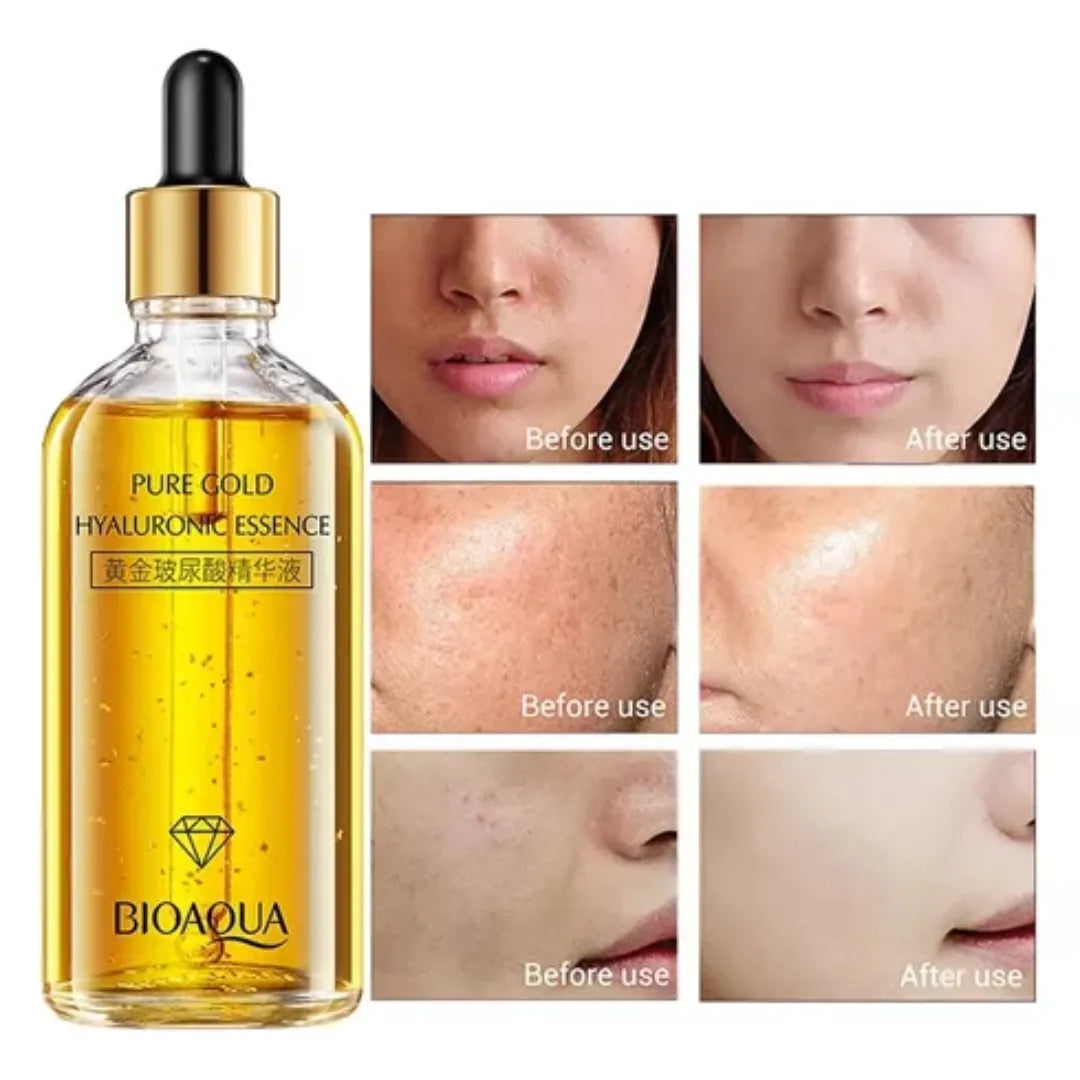 SERUM 24K GOLD ORO BIOAQUA + MASCARILLA DE ARROZ GRATIS