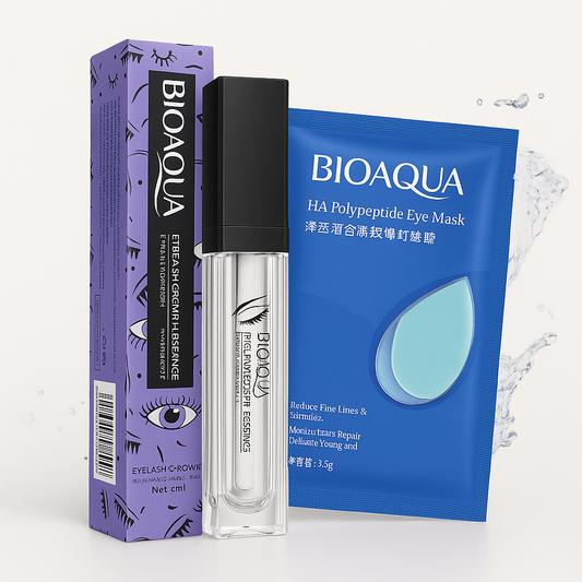 SERUM ALARGADOR DE PESTAÑAS BIOAQUA + PARCHES DE COLAGENO GRATIS