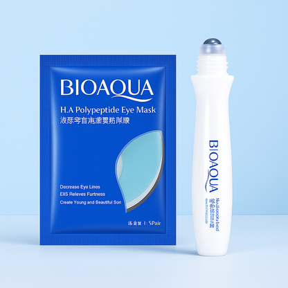 CONTORNO OJOS ROLL ACIDO HILAURONICO + PARCHES COLAGENO GRATIS